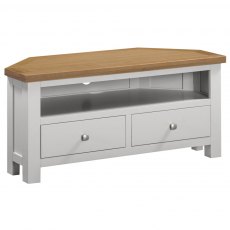 Thetford Dining Collection Large Corner TV Unit  / Moon Grey