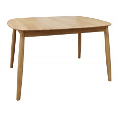 Scandi Collection Small Extending Dining Table 125cm-165cm