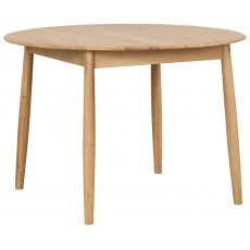 Scandi Collection Round Extending Dining table 110cm -140cm