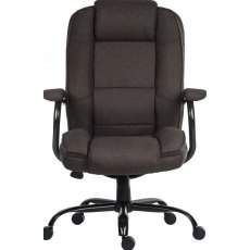 Maxus Duo Office Chair - Bark Brown Fabric