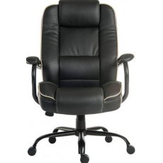 Maxus Duo Office Chair -  Black Bonded Leather