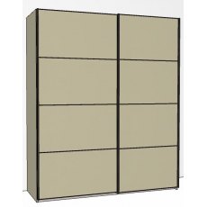 Callisto Plus 180cm Wide 2 Doors 4 Panel Front Wooden doors in carcase colour