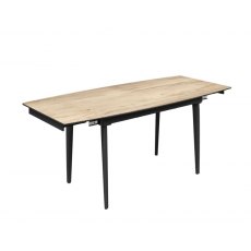 Torino 120-180cm  Extending Dining Table - Oak Look Ceramic