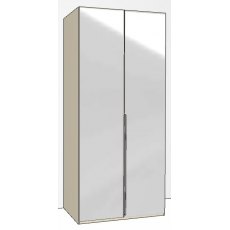 Odessey 2 Mirrored Doors Doors in Carcase Colour with Mirror