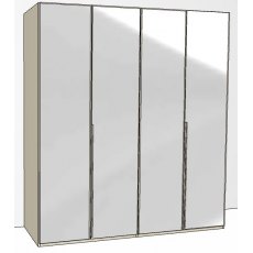 Odessey 4 Mirrored Doors Doors in Carcase Colour with Mirror