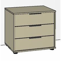 Odessey 5 Drawer Chest 60cm Wide Drawers Carcase Colour