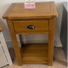 Tiverton 1 Drawer Console Table Oak