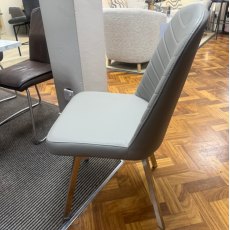 Star 4 x Dining Chairs Cappuccino PU