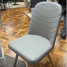 Star 4 x Dining Chairs Cappuccino PU