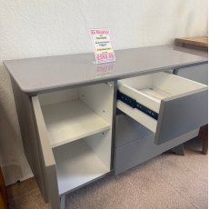 110 CM Small Sideboard Cappuccino