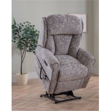 Ashfield Grande Dual Motor Lift Recliner Headrest and Lumbar Fabric Options - Main Swatch Fabric