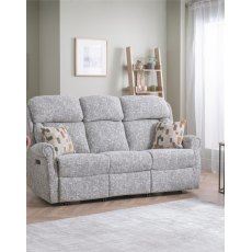 Ashfield Single Motor Reclining 3 Seat Settee Fabric Options - Main Swatch Fabric