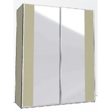 Evolution 150cm 2 Door Robe 2 Mirrored Doors