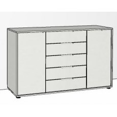 Evolution Combi Dresser Front in carcase colour