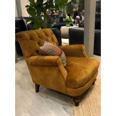 Henry Buttoned Accent Chair - Fabric B