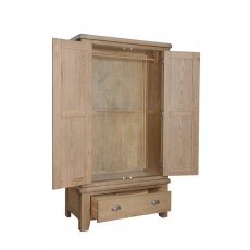 Charlbury 2 Door Oak Wardrobe