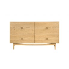 G Plan Larsen 6 Drawer Wide Chest