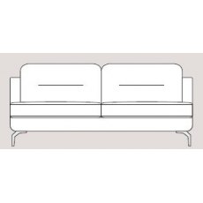 Mateo 200cm Sofa Fabric - Cat 120 - Dynamic Seat