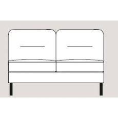 Mateo 146cm Armless Unit Fabric - Cat 120 - Dynamic Seat