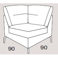 Mateo C1 Square Corner Fabric - Cat 120 - Dynamic Seat