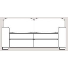 Ontario 196cm Sofabed Fabric - Cat 90 - Dynamic Seat