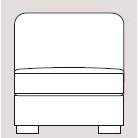 Ontario Square Corner C1 Fabric - Cat 90 - Dynamic Seat
