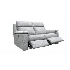 G Plan Ellis Large Sofa Electric Recliner DBL with USB Fabric - W