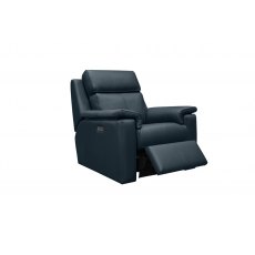 Gplan Ellis Elec Recliner Chair with Headrest and Lumbar with USB Leather - L