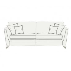 Ashborne 4 Seater Settee - (2 Small Scatters) - CAT A Ashborne 4 Seater Settee - (2 Small Scatters) - CAT A