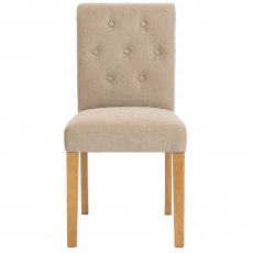 Thetford Dining Collection Salisbury Fabric Dining Chair - Sand OAK