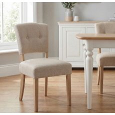 Thetford Dining Collection Oxford Fabric Dining Chair - Sand OAK