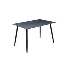 Atlanta Dining Table Rectangle 160cm - Black