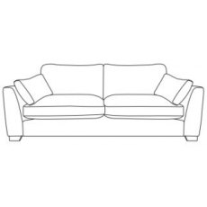 Milano Large Sofa - B Fabric - Comfort Sit Crumb Foam Milano Large Sofa - B Fabric - Comfort Sit Crumb Foam