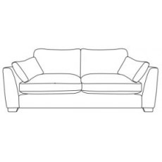 Milano Medium Settee - B Fabric - Comfort Sit Crumb Foam Milano Medium Settee - B Fabric - Comfort Sit Crumb Foam