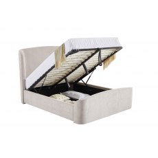 Modello Superking Ottoman Bed - Cream