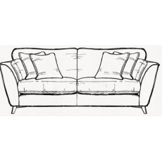 Lewis 4 Seater Settee (Split As Standard) - Grade A Fabric Lewis 4 Seater Settee (Split As Standard) - Grade A Fabric