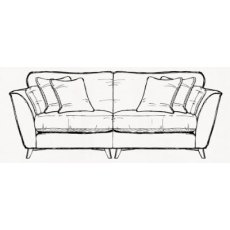 Lewis 4 Seater Settee (Split As Standard) - Grade A Fabric