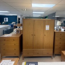 Larvik 1 x Triple Wardrobe 2 x  2 Drawer Bedside Cabinet 1 x 5 Drawer Medium Chest 1 x 5 Drawer Tall