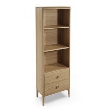 Larvik Oak Open Storage Unit
