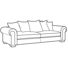 Belverdere Grand Sofa - Split - Pillow Back - 10* Fabric