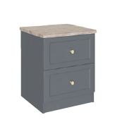 Kansas 2 Drawer XL Bedside