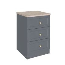 Kansas 3 Drawer XL Bedside