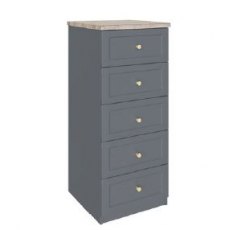 Kansas 5 Drawer XL Narrow Chest