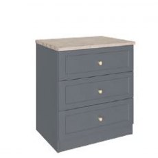 Kansas 3 Drawer XL Midi Chest