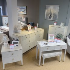 Sassari Bedroom Display 2x2 Drawer Bedsides 1x5 Drawer Chest 1x7 Drawer Chest 1 x Dressing Table & S