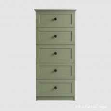 Stratos 5 Drawer XL Narrow Chest
