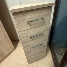 Malta 3 Drawer Bedside Chest 5 Drawer Chest  Double Tall Wardrobe