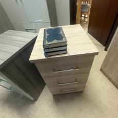 Malta 3 Drawer Bedside Chest 5 Drawer Chest  Double Tall Wardrobe