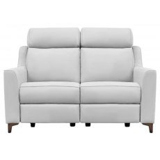 Alina 2 Seater Sofa Double Power Plus Recliner - Headrest & lumbar Leather