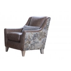 Two Tone  Accent Chair  Cover - B